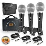Pyle Dynamic Microphone Kit Professional Handheld Mics Wired PDMICKT34. Fixed Price $59.99.