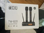 Tonor TW-820 Wireless Microphone System Handheld Mics & Receiver Dual Channel. Fixed Price $69.99.