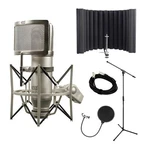 Mxl V87 Microphone Bundle With Se Electronics Rf-x, Pop Filter, Stand, Cable. Fixed Price $219.95.