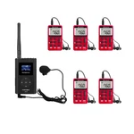 Retekess Wireless Tour Guide System 1 Transmitter 5 Receivers For Travel Church. Fixed Price $139.99.