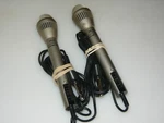 Pair Of Akai ACM-80 Electret Condenser Microphones Tested Working. Fixed Price $39.99.