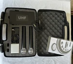Morr Uhf Wireless Microphone System 2 Handheld Cordless Mics. Fixed Price $40.00.