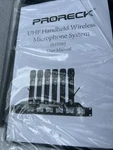 Proreck MX66 6-CHANNEL Uhf Wireless Microphone System With Hand-held Karaoke. Fixed Price $249.00.