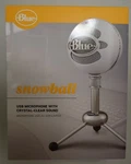 Blue Snowball Usb Condenser Microphone (white) 988-000073. Fixed Price $44.99.