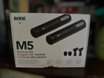 Rode Microphones M5-MP Compact 1/2" Condenser Matched Pair. Fixed Price $197.99.