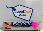 Sony ECM-55BC Electret Condenser Microphone. Fixed Price $48.62.