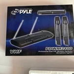 Pyle PDWM2100 Professional Dual Vhf Wireless Handheld Microphone System Works. Fixed Price $38.90.