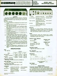 Vintage Shure Microphone Mixer Model M68P Data Sheet With Schematics. Fixed Price $8.00.