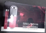 Mxl Mics 550/551R Red Gloss Finish Chrome Grills Fine-tuned Microphone. Fixed Price $50.00.