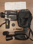 Canon 514 Xl-s Super 8 Movie Camera + BM-70 Mic Case Manual Fully Tested. Fixed Price $450.00.