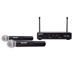 Gemini UHF-02M Two Channel Wireless Microphone System. Fixed Price $69.95.