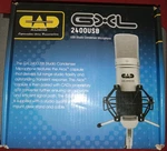 Cad Audio Gxl 2400 Usb Profesional Studio Condenser Microphone Set Sku 3322. Fixed Price $30.00.