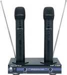 Vocopro VHF-3300 Dual Channel Rechargeable Wireless Microphone System. Fixed Price $203.15.