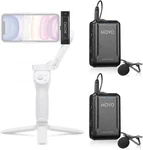 Movo Edge-di-duo Wireless Lavalier Microphone System For Iphone, Lightning, Ios. Fixed Price $35.00.
