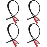 4 Pcs. High Sensitive Cctv Security Surveillance Microphone Audio Pick Up Device. Fixed Price $18.95.