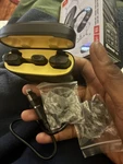 Synco G2(A2) Wireless Bluetooth Earbuds Black Yellow In-ear Double Charging Case. Fixed Price $35.00.