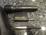 Hisonic WHM-308 Wireless Or Wired Microphone And Recievier. Fixed Price $28.00.