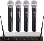 Gemini UHF-04M 4-CHANNEL Handheld Microphone Set W/receiver. Fixed Price $199.95.