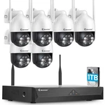 Wireless Security Camera System Outdoor 5MP 10CH Nvr Two-way Audio 1TB Hdd. Fixed Price $249.39.