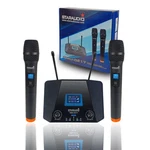 Dual Channel Uhf Handheld Wireless Microphone System 2CH Ktv Party Staraudio. Fixed Price $55.79.
