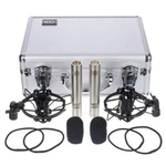 Mxl 603S Matched Pair Of Instrument Microphones With Shockmounts & Carry Case. Fixed Price $199.99.