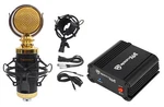 Rockville RCM02 Studio Recording Condenser Microphone+phantom Power Supply. Fixed Price $64.95.