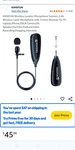 Kimafun 4330939049 2.4G Wireless Lavalier Microphone With Voice Amplifier. Fixed Price $8.50.