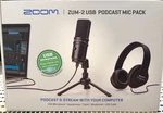 Zoom ZUM-2 Podcast Pack, Usb Microphone, Electronics. Fixed Price $85.99.
