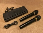 Used Naxa NAM-984 Professional Dual Wireless Microphone System Tested Working. Fixed Price $22.99.