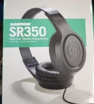 Open Box Samson SR350 Over-ear Headphones Wired Closed-back Black. Fixed Price $12.21.