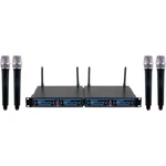 Vocopro UDH-CHOIR-4-MIB Four Channel Wireless Handheld Microphone System In A.... Fixed Price $399.00.
