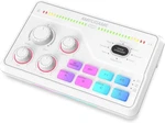 Fifine Ampligame SC8W White Audio Mixer Interface Xlr Streaming Gaming 48V. Fixed Price $133.22.
