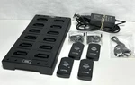 Listen Technologies LA-381 Unit Charging Tray + Receivers LR-5200-216 LA-401. Fixed Price $325.00.