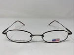 American Steel 7 Brown 48-19-140 Metal Full Rim Eyeglasses Frame +D30. Fixed Price $55.00.