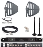 Antenna Distribution System Suitable For Shure & Sennheiser Wireless Microphone. Fixed Price $325.00.