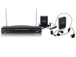 Technical Pro Dual Headset Vhf High Band Microphone System With Lapel Mics. Fixed Price $39.99.