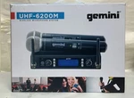 Gemini UHF-6200M Sound Pro Dual Wireless Mic System Handheld Long Range. Fixed Price $110.00.