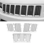 Jecar Grille Inserts Abs Mesh Honeycomb Chrome Clip-on Cover Silver. Fixed Price $60.98.