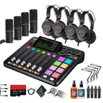 Rodecaster Pro Ii + Headphones Podcast Microphone Arm Stand More. Fixed Price $1269.95.