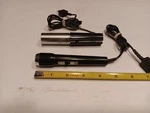 Vintage Ampex 242 Microphone And Other, Dual Plug 3.5MM/2.5MM Cord. Fixed Price $8.00.