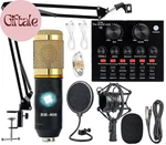 Podcast Equipment Bundle, BM-800 Recording Studio Package With Voice Changer, Li. Fixed Price $59.98.