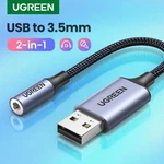 Ugreen Usb Audio Sound Card External 3.5MM Microphone Adapter For Ps Laptop. Fixed Price $15.99.
