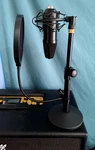 Manli Professional Studio Microphone For Broadcasting High Sound Quality (black). Fixed Price $30.00.