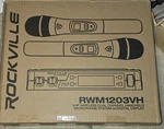 Rockville RWM1203VH Vhf Wireless Dual Handheld Microphone System/digital Display. Fixed Price $38.00.