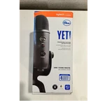 Blue Yeti Usb Microphone Black Mute Button Adjustable Stand Volume Control. Fixed Price $50.00.
