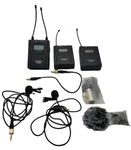 Comica CVM-WM200TX Uhf Wireless Dual Transmitter & Receive Microphone System Kit. Fixed Price $199.95.