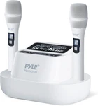 Pyle Uhf Wireless Microphone System W/ 2 Rechargeable Mics - White (open Box). Fixed Price $64.99.