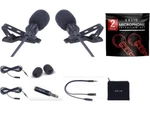 Solid Clip Lapel Microphone Interview Pack Set - Tiktok. Fixed Price $14.95.