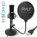 Pyle Usb Audio Cardioid Condenser Mic W/desktop Stand Pop Filter PDMIKT120. Fixed Price $46.99.