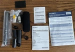 Brand New Sony ECM-673 Short Shotgun Electret Condenser Microphone & Accessories. Fixed Price $255.00.